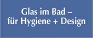 glas im bad
